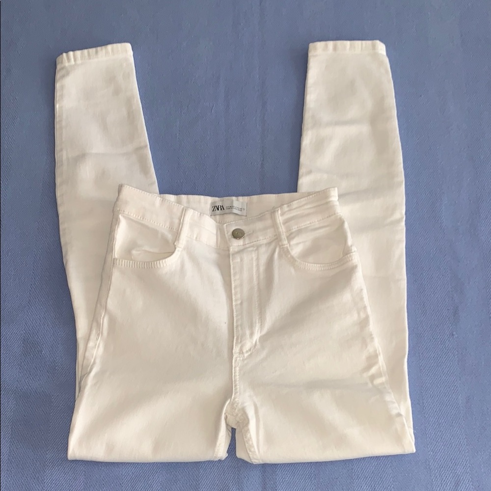 Zara Women's Skinny Jeans - White